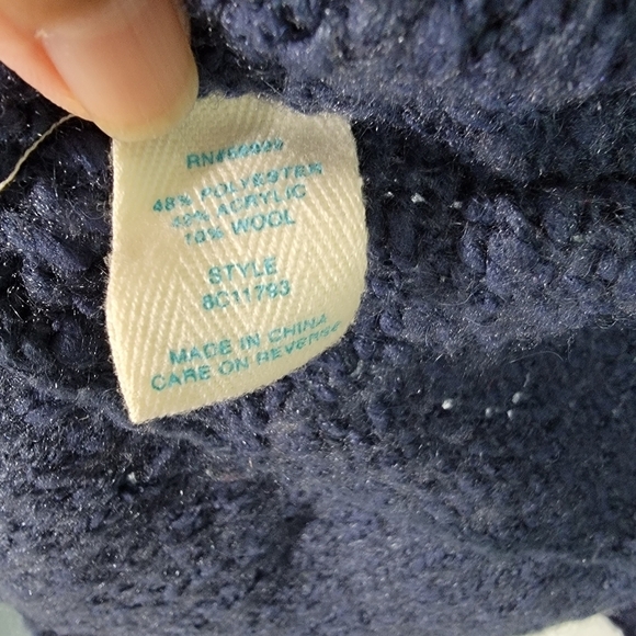 CHELSEA & VIOLET Gray Wool Blend One Button Sweater Long Cardigan Size Medium - Picture 8 of 9